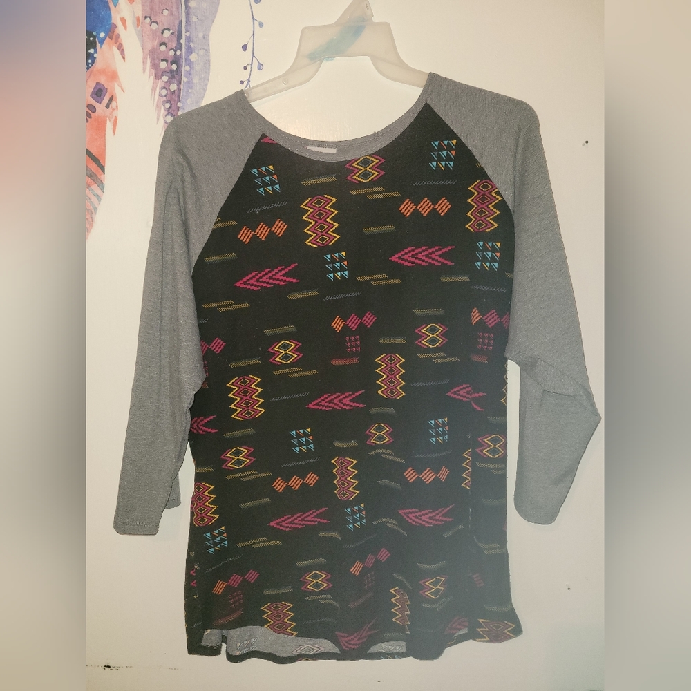 LulaRoe Raglan Plus size 3x